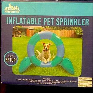 Dog inflatable sprinkler